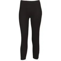 Skinni Fit, Damen, Tights, Leggings 3/4 Frau (L), Schwarz