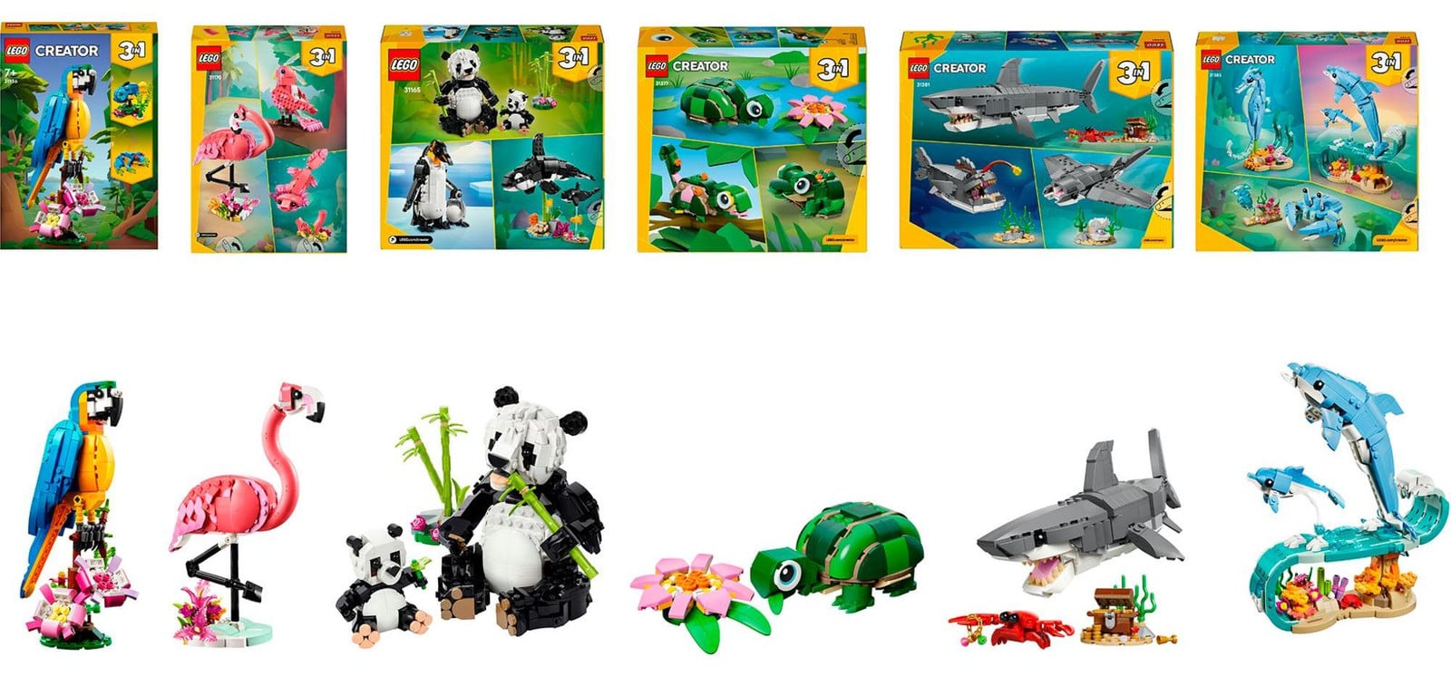 Lego Creatiebundel Wilde Dieren