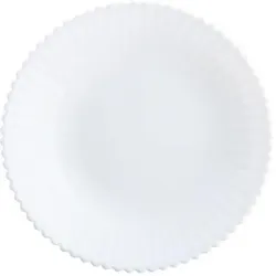 6x Luminarc Suppente.Bloom white 25 cm ws, Teller, Weiss