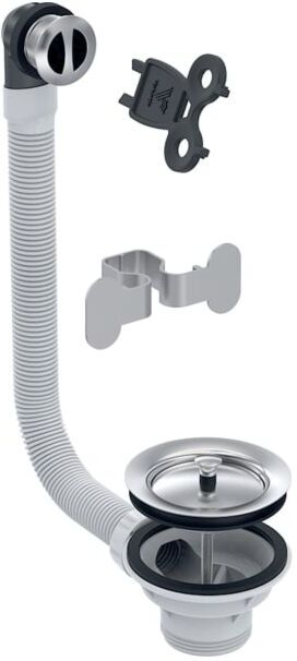 Geberit Ablauf- und Überlaufgarnitur für 503126001 Mehrzweckbecken, Überlauf, rund