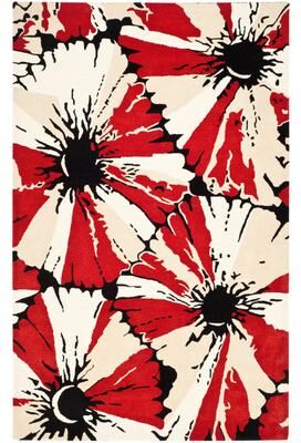 SAFAVIEH Handmade Soho Poonam Floral N.Z. Wool Rug
