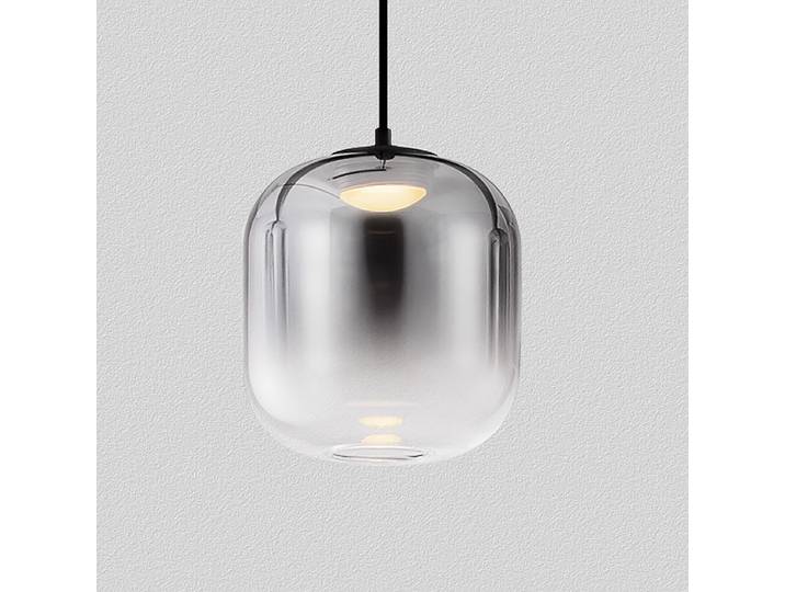 Pendelleuchte Aelia Typ A Ø 14cm Grau/Grau Aluminium, Rauchglas Nicht austauschbare LEDs LED-Platine