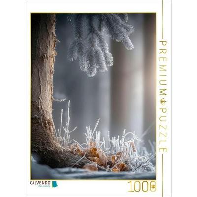 CALVENDO Puzzle Glitzernde Eiskristalle zieren die Natur | 1000 Teile Lege-Größe 64x48cm Foto-Puzzle für glückliche Stunden, Sonstige von , Calvendo