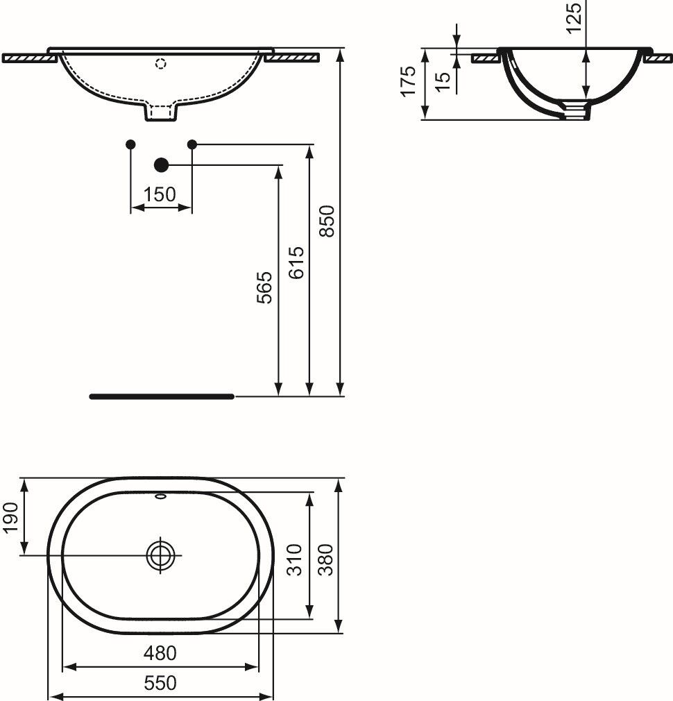 Ideal Standard Connect oval E504701