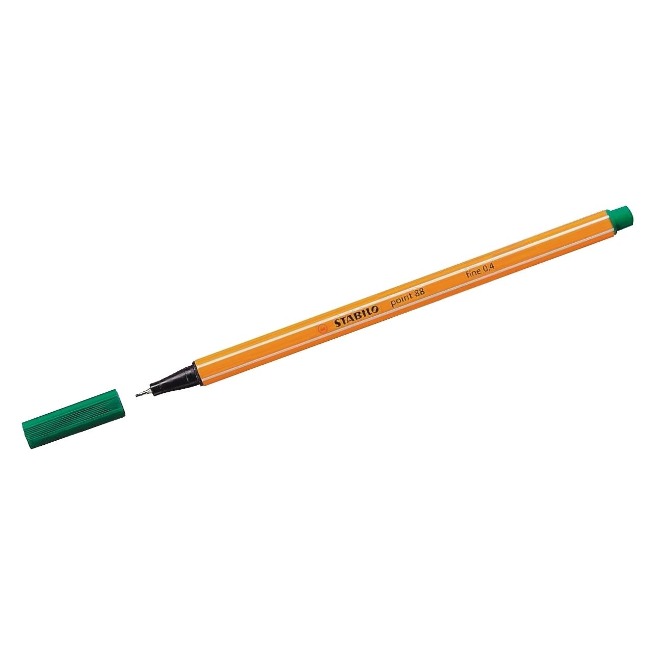 Stabilo Fineliner - point 88 - 10er Pack - tannengrün (10x) (88/53)