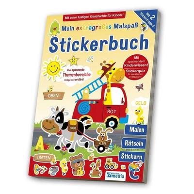 Stickerspaßbuch - Meine Welt im Kindergarten, Gebundene Ausgabe von , Media Verlagsgesellschaft