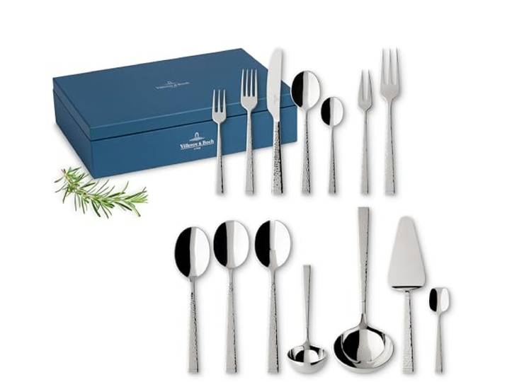 Villeroy & Boch - Blacksmith Besteckset 70-teilig Silber