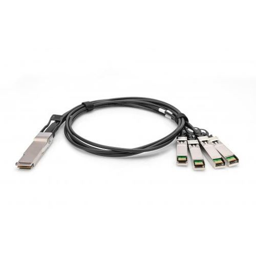 Digitus QSFP+ 40G 4XSFP+ 5 m DAC Kabel, 1m, schwarz