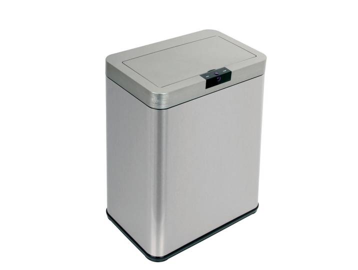 Echtwerk Abfalleimer, Silber, Kunststoff, 48 L, 25.3x57.4x40.3 cm, Küchen, Küchenausstattung, Mülleimer