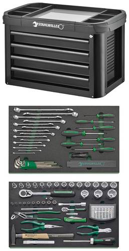 Stahlwille 98830189 93 TOP BOX/130 Werkzeugbox Schwarz