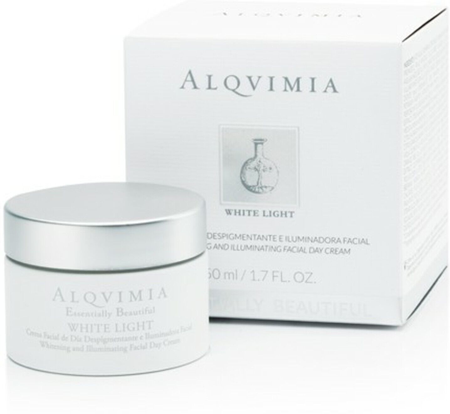 Alqvimia Essentually Beautiful Depigmenting Facial Cream White light