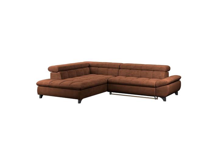 Ecksofa Gemini cognac, B: 234cm
