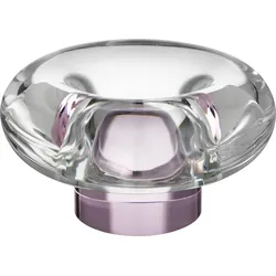 Orion Teelichthalter 6,3 cm, transparent rosa
