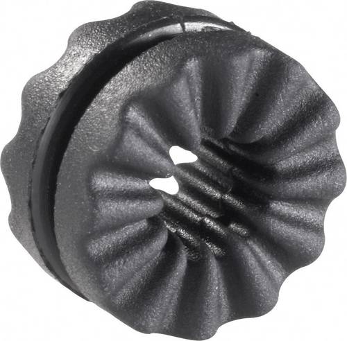 Richco VG-5 Anti-Vibrationstülle Klemm-Ø (max.) 3.6mm Plattenstärke (max.) 1.4mm Schwarz