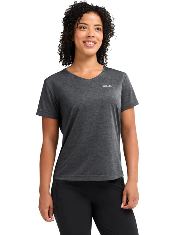 Jack Wolfskin Funktionsshirt in Anthrazit - S