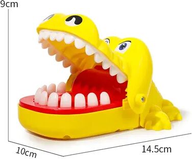 JoyToys Snap & Laugh Crocodile Bite Game Funny Crocodile Teeth Toy Family Party Game For Kids & Adults yellow