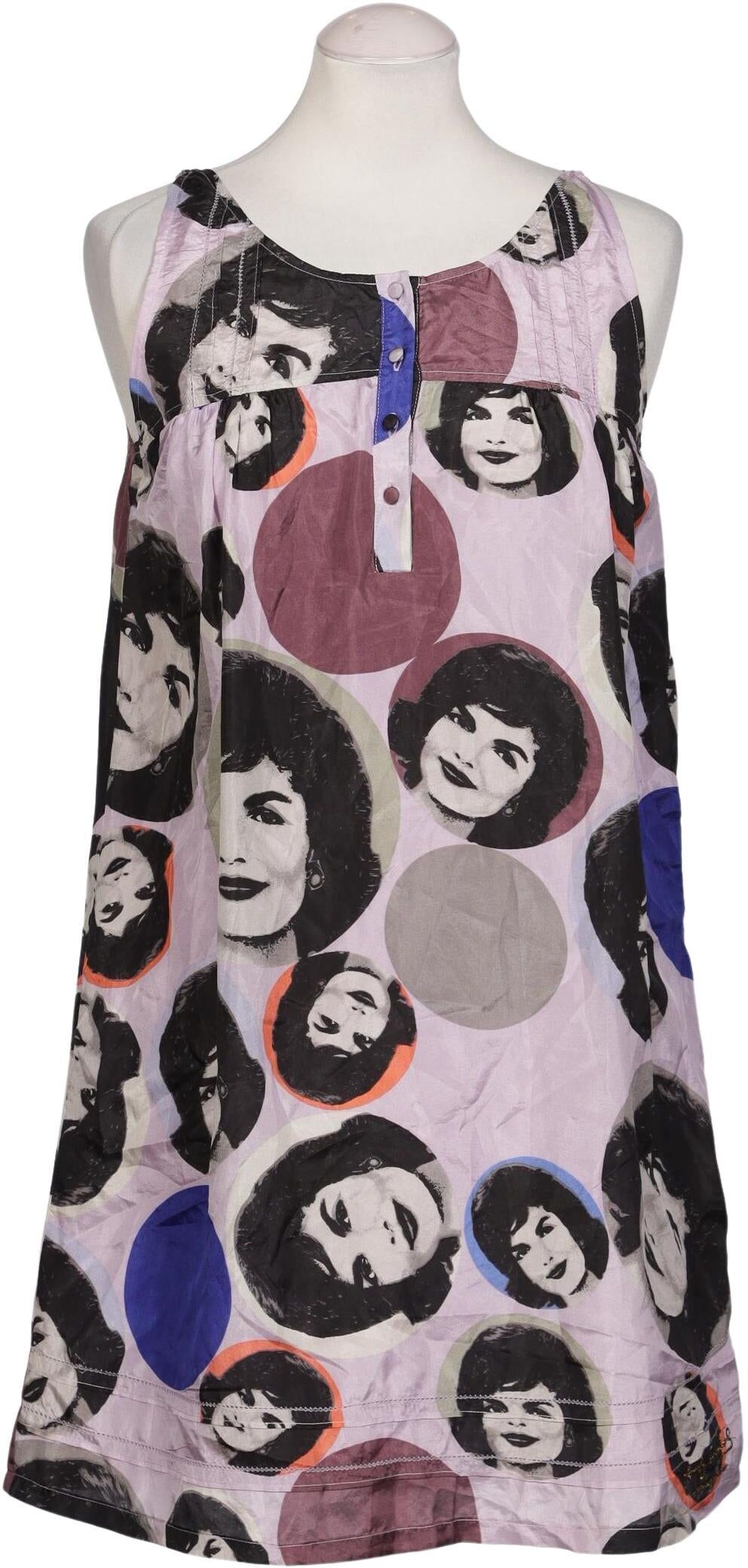 Pepe Jeans Damen Kleid, Mehrfarbig, Gr. S, Seide / Synthetik - Second Hand