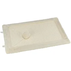 2x Trixie Kratzmatte (55 cm, Beige, Natur), Katzenbaum