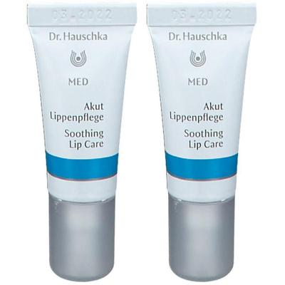 Dr.hauschka MED Akut Lippenpflege Creme 2x 2x5 ml Lippenschutz