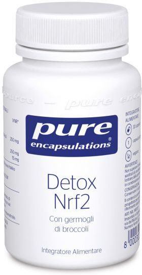 NESTLE' ITALIANA SpA Nestlé Pure Encapsulations Detox NRF2 30 Capsule - Integratore Detox Antiossidante