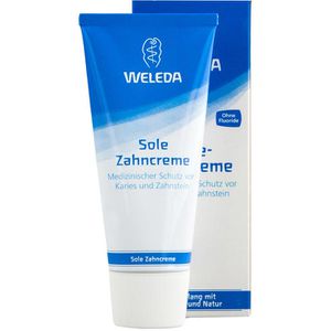 Weleda Zahnpasta Sole, ohne Fluorid, mit Pfefferminzgeschmack, 75ml
