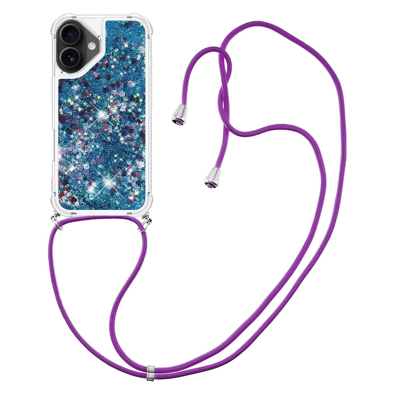 Cover-Discount iPhone 17 - Glitzer Hülle mit Kordel (Apple iPhone 17) (62883669)