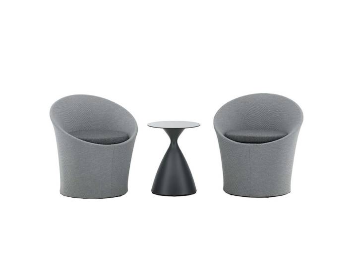 Venture Home Lounge-Set Spoga Grau
