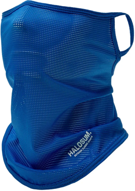 Quick Pick Pro Ice Silk Cooling Balaclava UV Protection Face Mask For Cycling Hiking & Outdoor Sports royal Blue