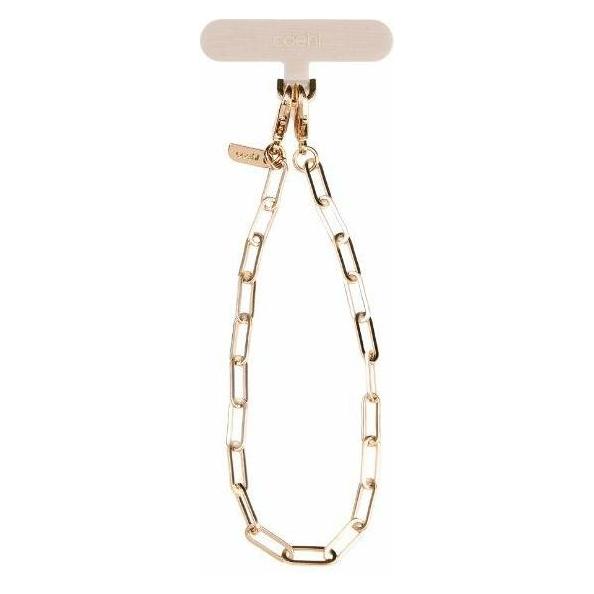 Uniq Coehl GoldiLocks Handstrap uniwersalny sznurek do telefonu na rękę złoty/champagne go (UNIQ-GOLDILOCKS-HCGLD)