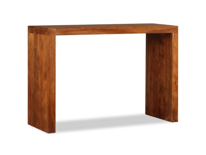 Konsolentisch Massivholz Akazien, Honig Bronze, 110x40x76 cm Handarbeit, Holzstruktur, einfache Montage, stabiler Rahmen, einzigartige Maserung