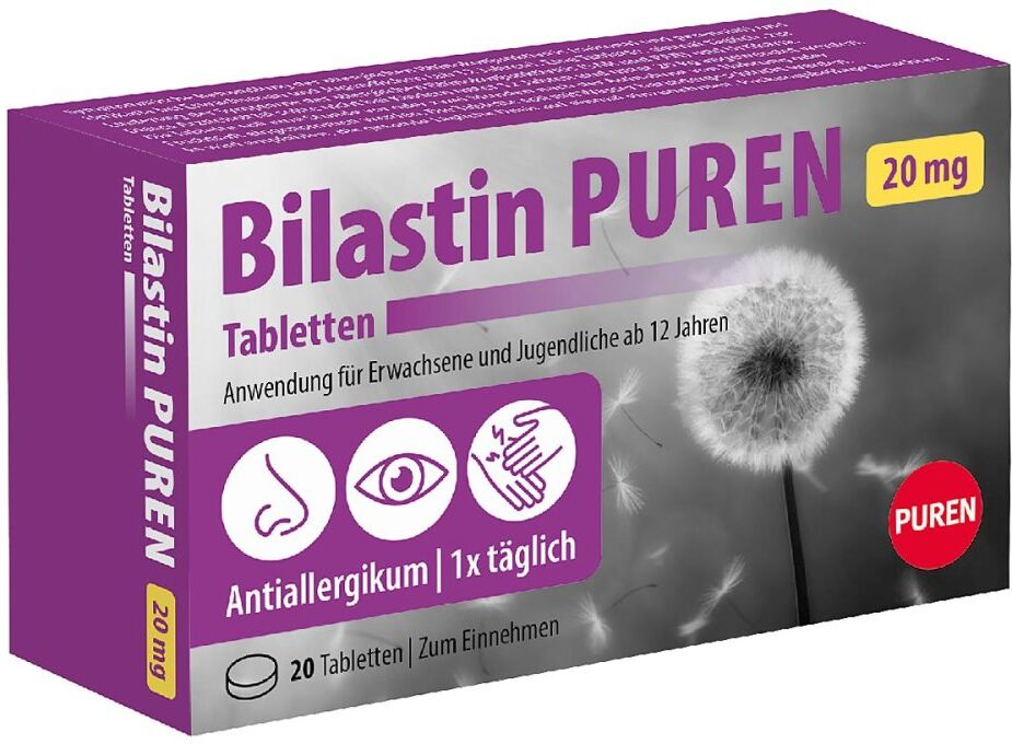 Bilastin Puren 20 mg Tabletten bei Allergie