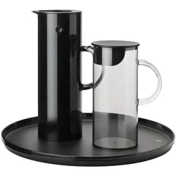 Stelton EM Geschenkset smoke, Thermoskanne, Schwarz