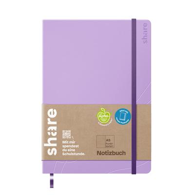 Journal Y-07-14-02 A5 dotted lavendel