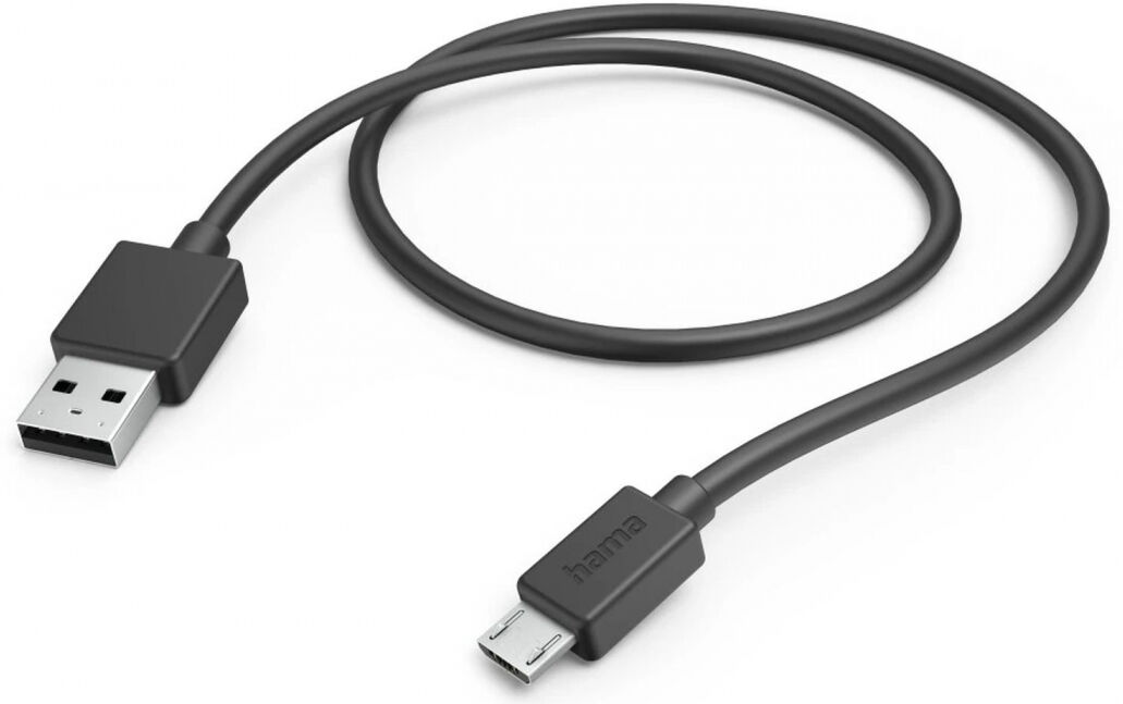Hama 201584 Câble de recharge USB-A - Micro-USB, 1 m, noir