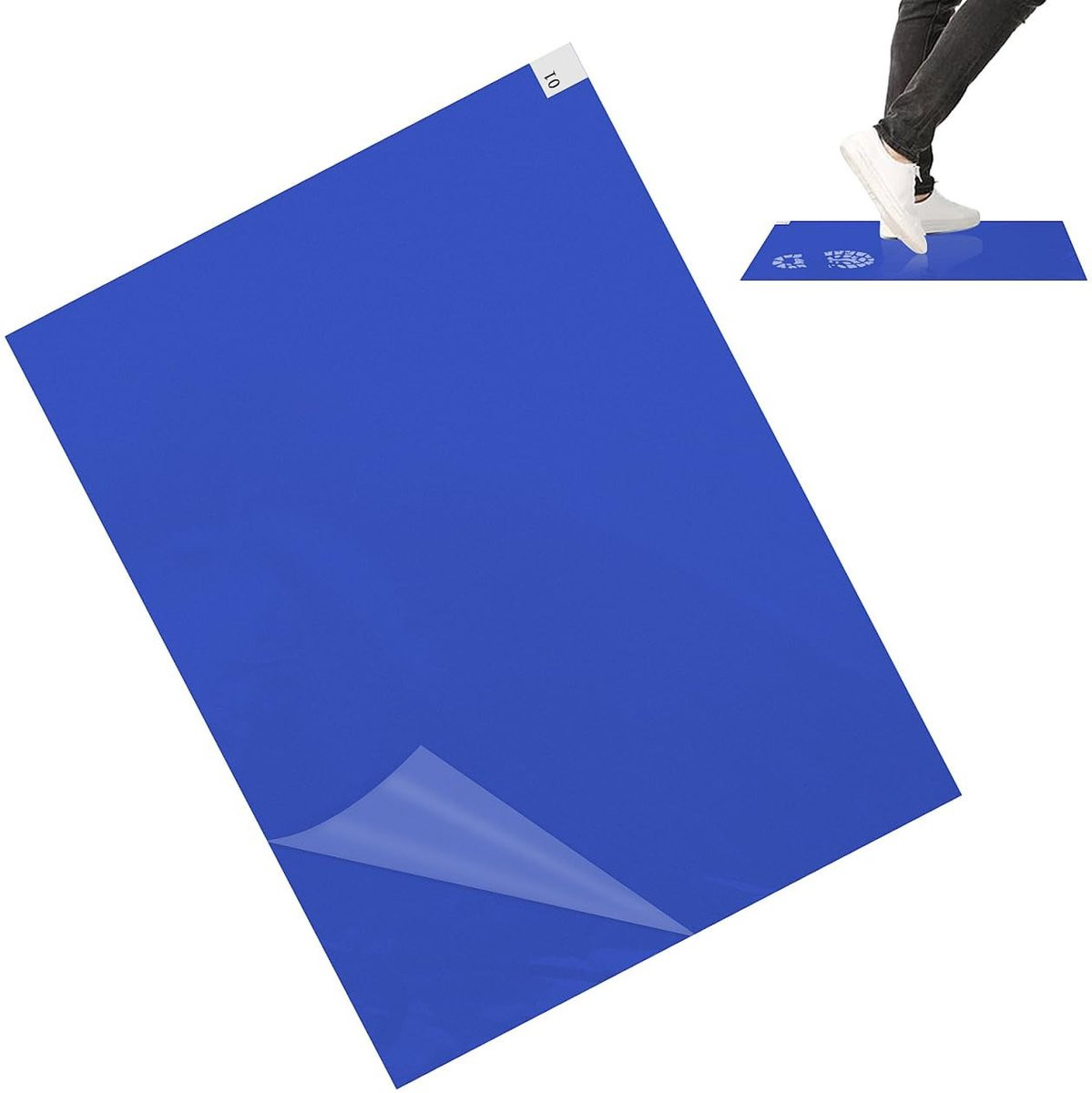 Merkloze Indoor Doormat - Sticky Mat - Non-slip en Waterproof - 60 x 45 cm - Vuilopvangmat voor Huisdieren
