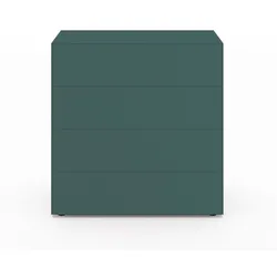 Create Kommode mit 4 Schubkästen Teal Gleiter
