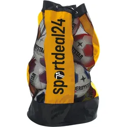 DERBYSTAR Ballsack für 10 Bälle sportdeal24 Logo gelb