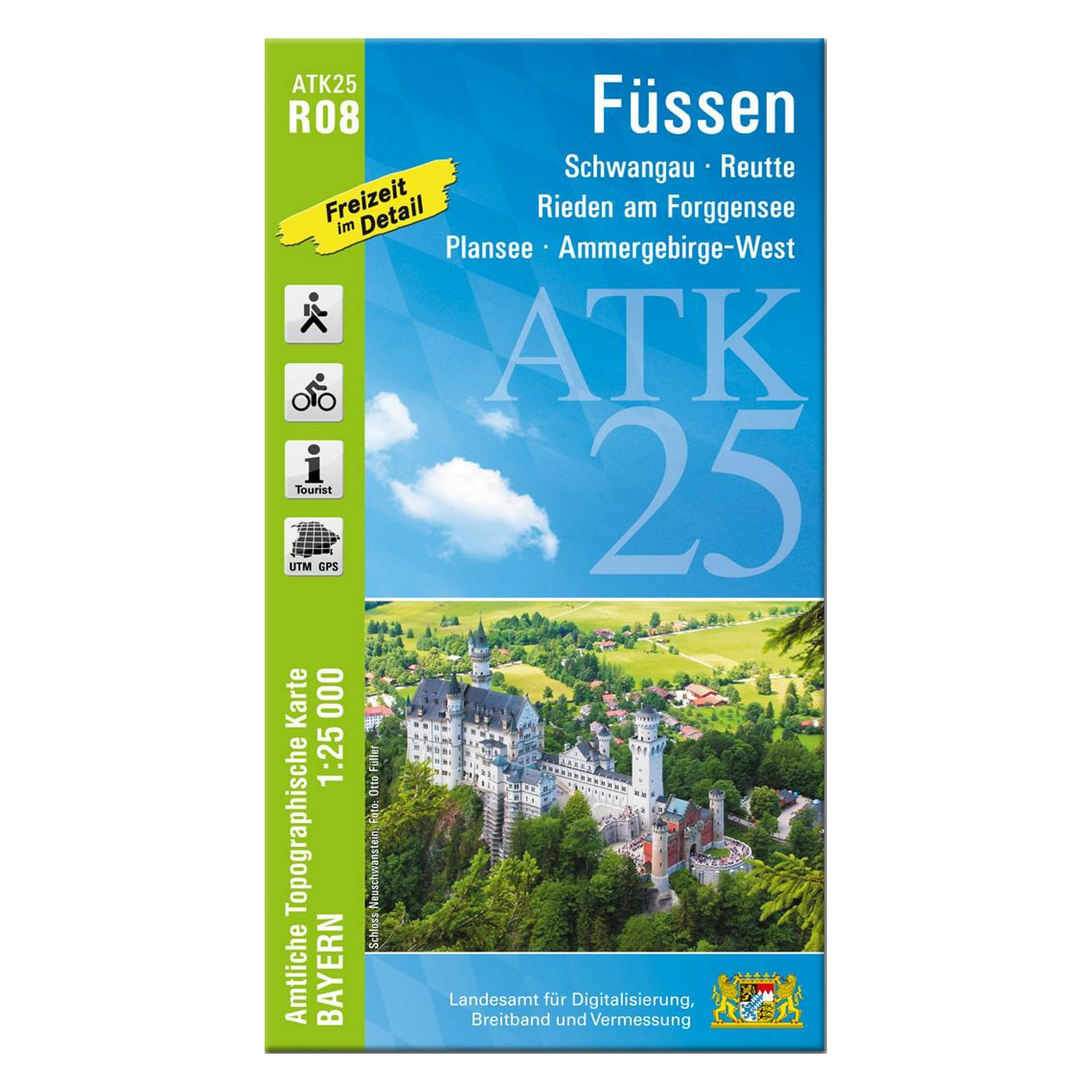 LDBV Bayern Amtliche Topographische Karte Füssen (40618550)