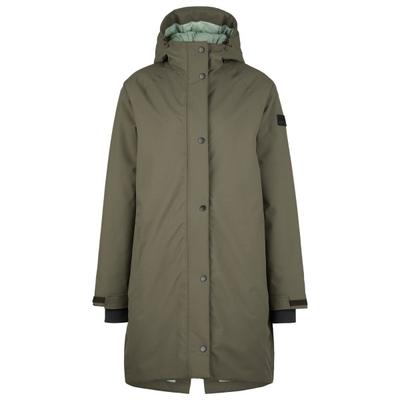 Stoic - Women's Mountainwool MMXX UppsalaSt. Oversized Coa - Mantel Gr XS oliv