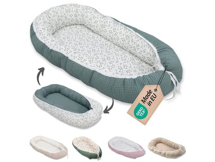 ULLENBOOM Babynest - Ideal für Neugeborene - OEKO-TEX zertifiziert