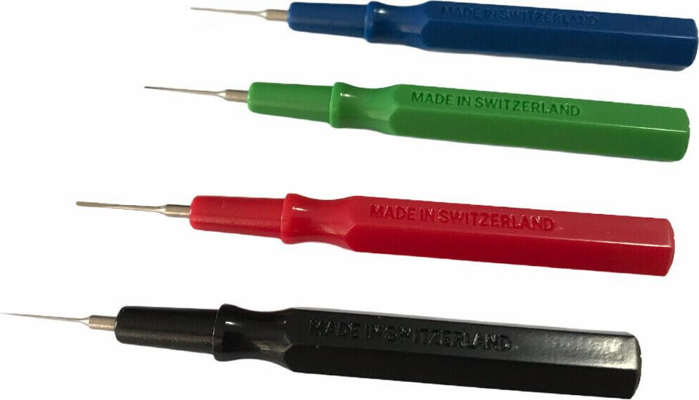 Gebrüder Boley Set van 4 Oliepennen met Kleurrijke Handvatten
