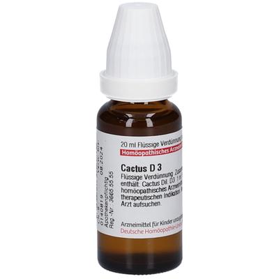 Cactus D 3 Dilution 20 ml