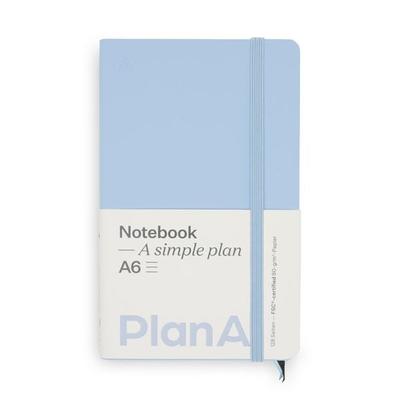 Notizbuch A6 Softcover French Blue Liniert, 128 Seiten