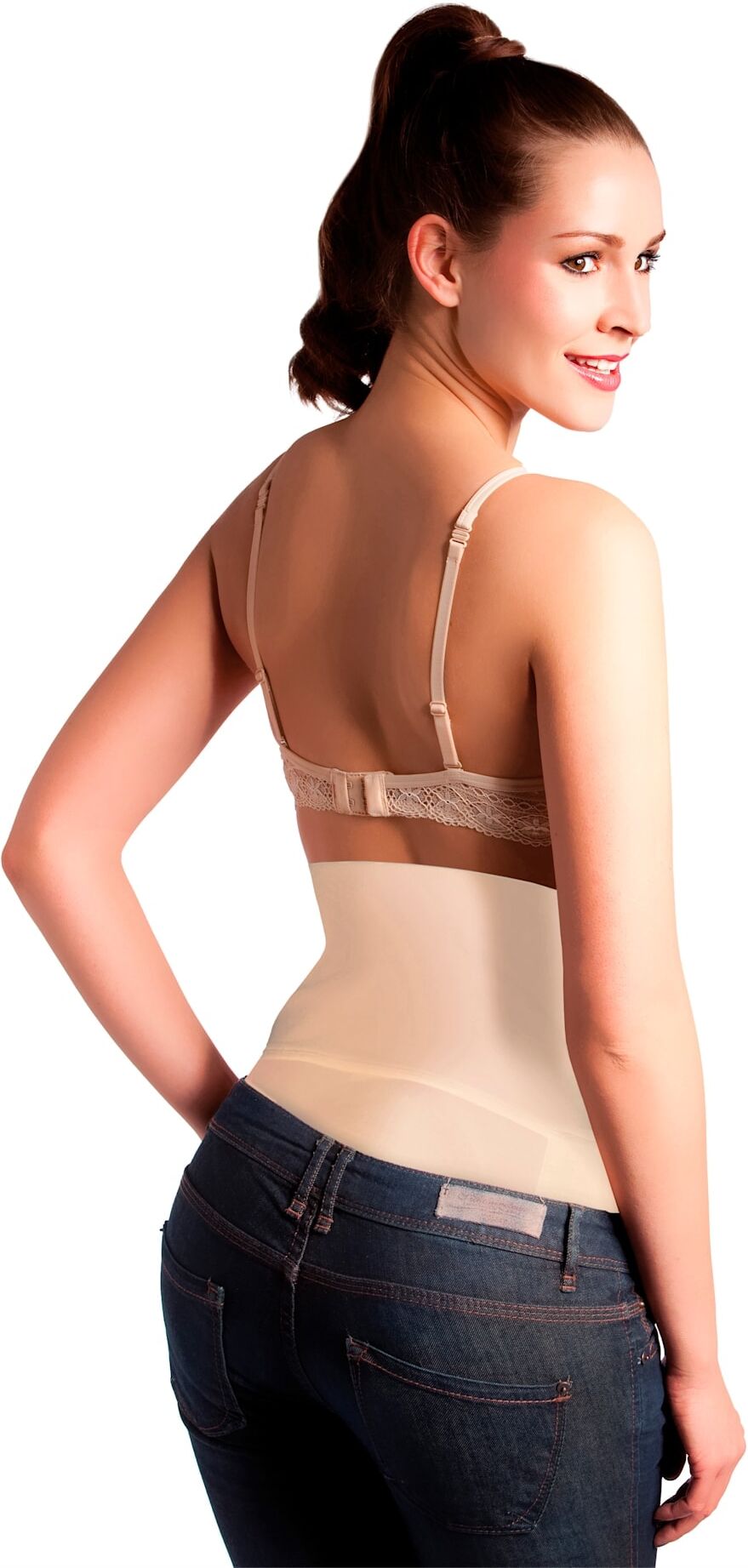 Taillengürtel, Damen, Gr. 38, beige (haut), Gürtel Taillengürtel haut 38