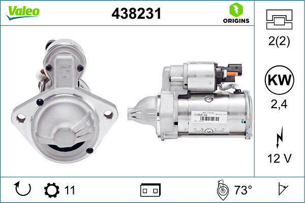Valeo Starter New Original Part 438231 Für Mercedes Vw