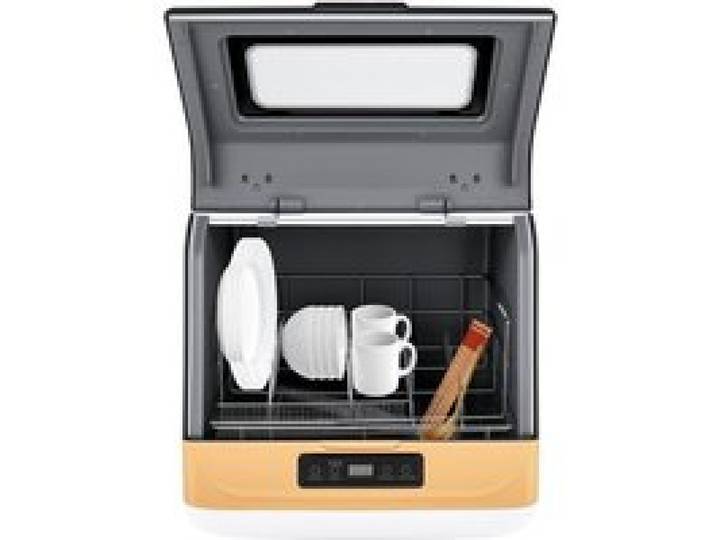 Mini lave-vaisselle portable avec capacité de 4 à 6 lots compact pour cuisine camping-car et camping