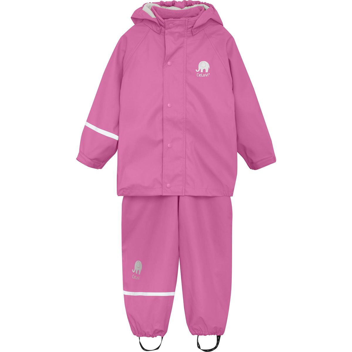 Celavi Basic Rainwear set -solid PU real pink (546) 140 1145-546-140