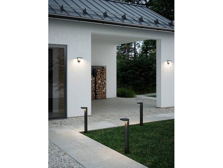 Borne éclairage extérieur I Ø 0cm Noir