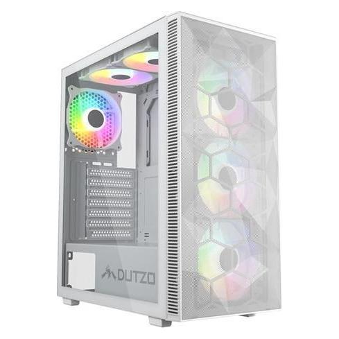 Dutzo C331 PWM ARGB - Kabinet - Miditower - Hvid (ATX, mATX, Mini-ITX) (C331PWMARGB-W)
