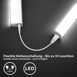 LED Unterbauleuchte, weiß, LED/15W, 2er-Set
